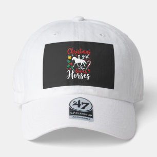 Christmas Girl Who Loves Horses 47 Brand Hat