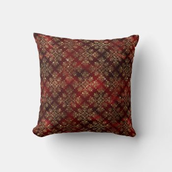 Christmas Glam Throw Pillow by ChristmasTimeByDarla at Zazzle