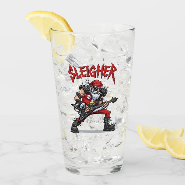 Christmas Glass Cup (Front Ice)