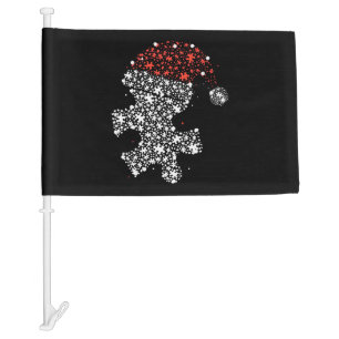 christmas glitter snow warm gift for men woman aut car flag