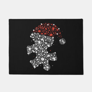 christmas glitter snow warm gift for men woman aut doormat