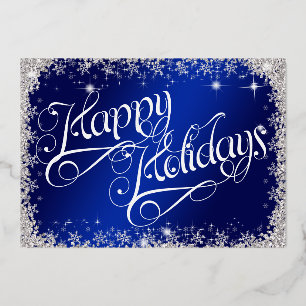 Christmas Glitz Foil Invitation