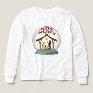 Christmas globe Tri-Blend Shirts
