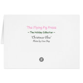 'Christmas Glow' Holiday Card - Beauty and Magic (Back Horizontal)