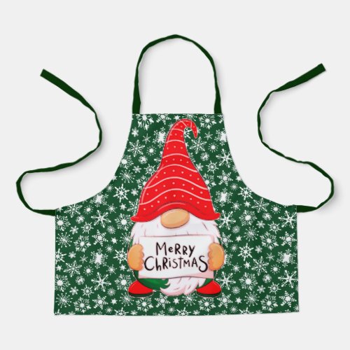 Christmas Gnome   Apron