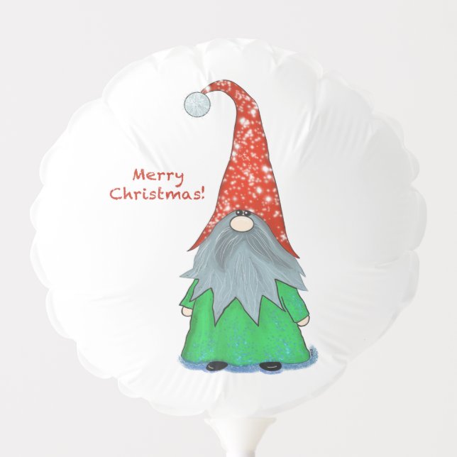 Christmas Gnome Balloon (Front)