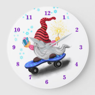 Christmas Gnome Clock
