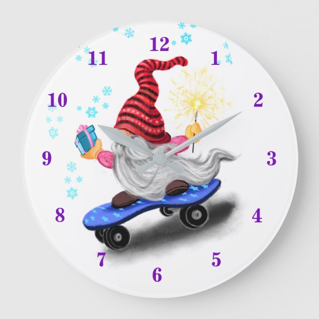 Christmas Gnome Clock (Front)