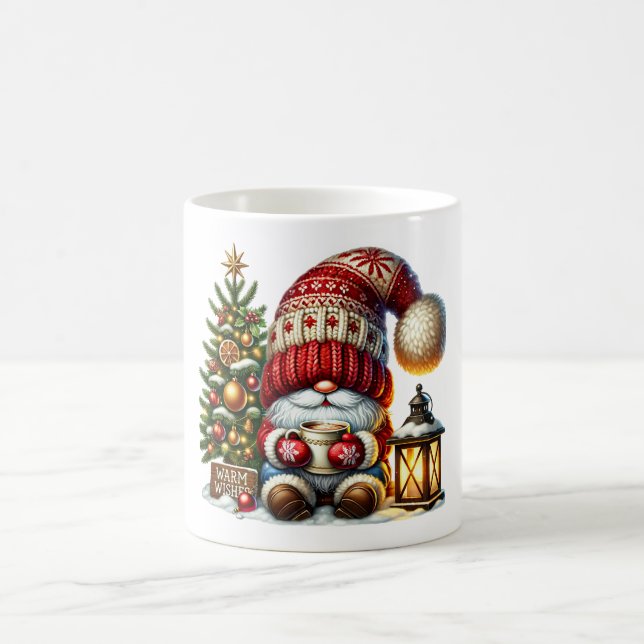 Christmas gnome cozy Christmas cozy gnome Wishes Coffee Mug (Center)