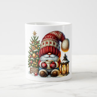 Christmas gnome cozy Christmas cozy gnome Wishes Giant Coffee Mug