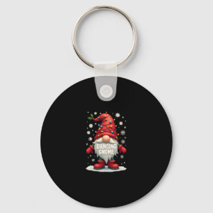 Christmas Gnome Dancing Gnome Family Christmas (3) Keychain