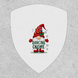 Christmas Gnome Dancing Gnome Family Christmas (6) Patch