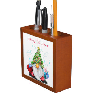 Christmas Gnome Desk Organizer