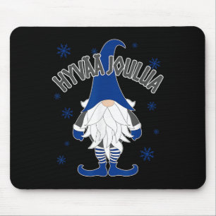 Christmas Gnome Finnish Scandinavian Tomte Finland Mouse Pad
