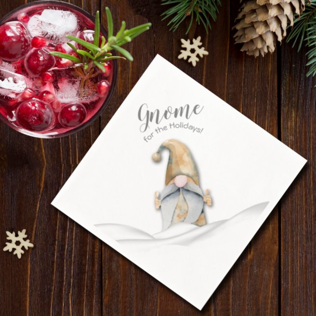 Christmas Gnome for the Holidays Napkins (Creator Uploaded)