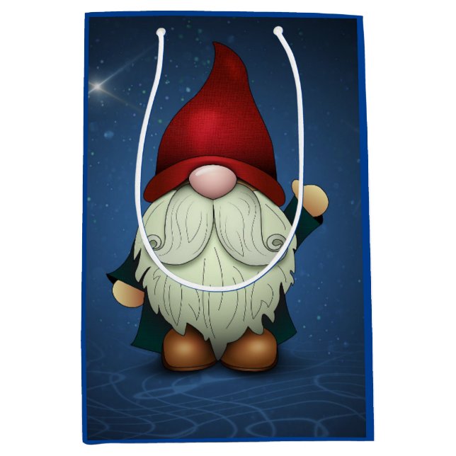 Christmas Gnome Gift Bag (Front)