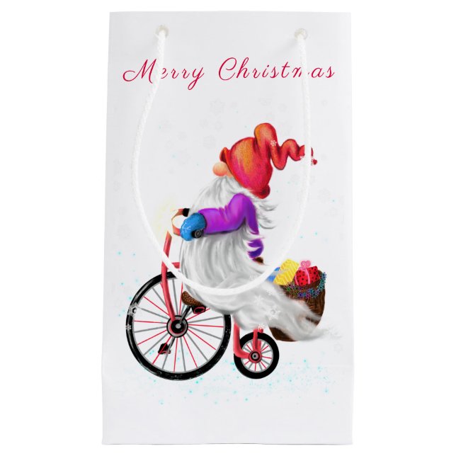 Christmas Gnome Gift Bag (Front)