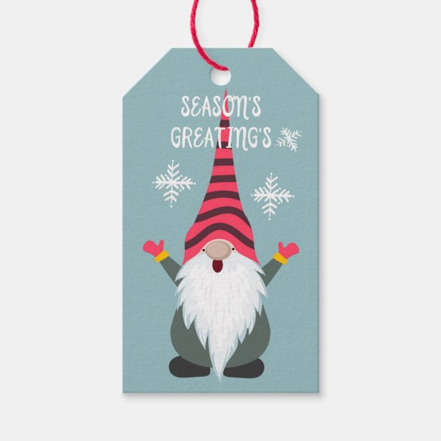 Christmas Gnome Gift Tags (Front)