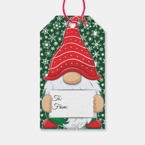 Christmas Gnome   Gift Tags