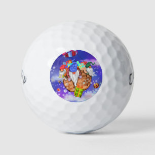 Christmas Gnome Golf Balls