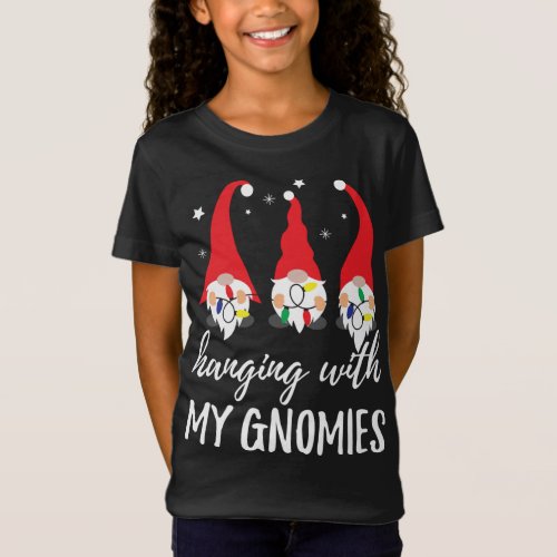 Christmas Gnome Hanging With My Gnomies T_Shirt