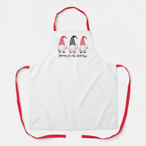 Christmas Gnome Holiday Apron