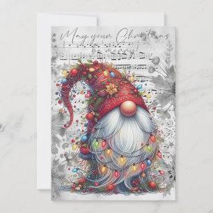 Christmas Gnome Holiday Card