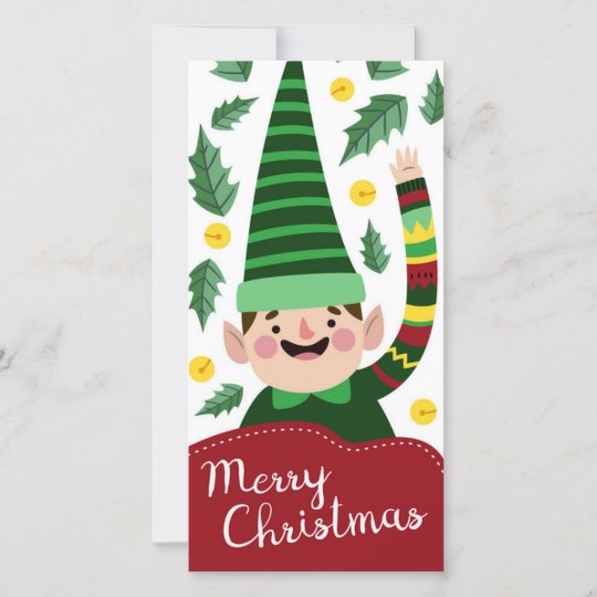 Christmas Gnome Holiday Card | Zazzle.com