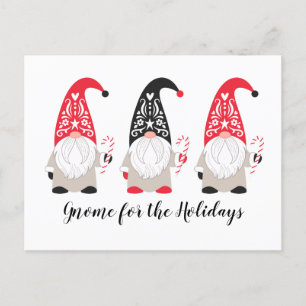 Christmas Gnome Holiday Postcard