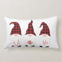 Christmas Gnome Home Decor  Throw Pillow