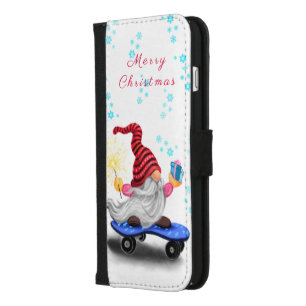 Christmas Gnome iPhone Wallet Case