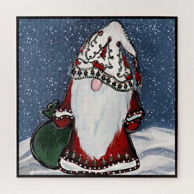 CHRISTMAS GNOME  JIGSAW PUZZLE (Vertical)