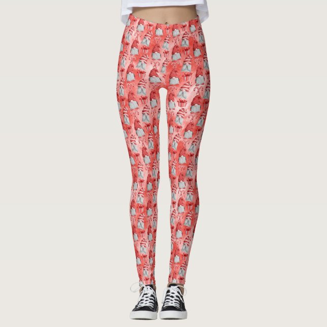 Christmas Gnome Leggings (Front)