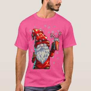 Christmas Gnome  Men Women Buffalo Plaid Red Chris T-Shirt