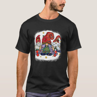 Christmas Gnome Men Women Buffalo Plaid Red Chris T-Shirt