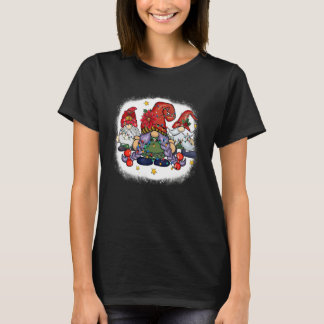 Christmas Gnome Men Women Buffalo Plaid Red Chris T-Shirt
