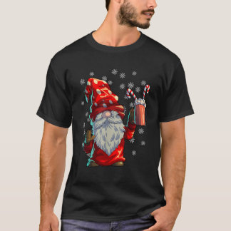 Christmas Gnome Men Women Buffalo Plaid Red Christ T-Shirt
