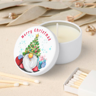 Christmas Gnome Mini Candle Favors