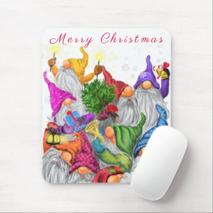 Christmas Gnome Mouse Pad