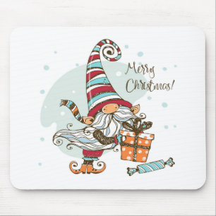 Christmas Gnome Mouse Pad