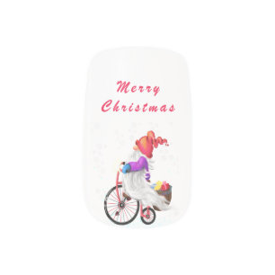 Christmas Gnome Nail Art