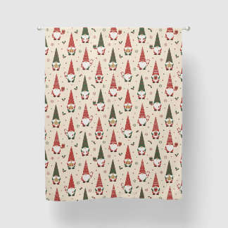 Christmas Gnome Party Pattern Blackout Curtains