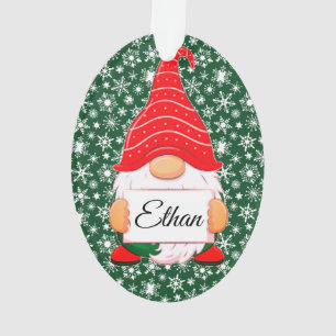 Christmas Gnome personalized Ornament