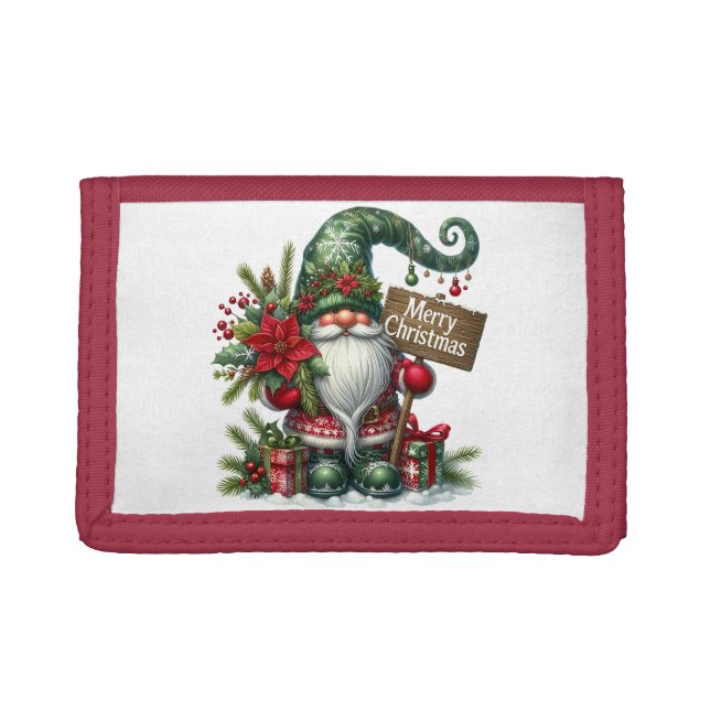 Christmas Gnome Photo Wallet (Front)