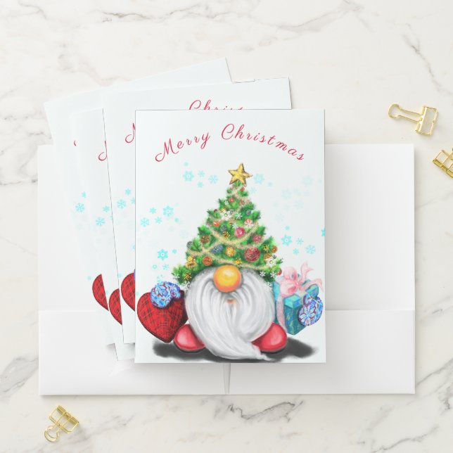 Christmas Gnome Pocket Folders (In Situ)