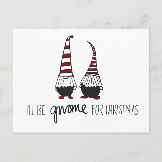 Christmas Gnome Postcard (Front)