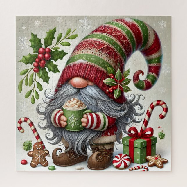 Christmas Gnome Puzzle (Vertical)
