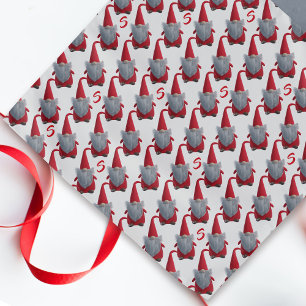 Christmas Gnome Red and White Festive Dog Bandana