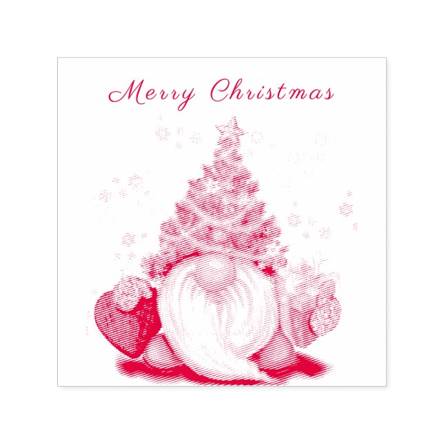 Christmas Gnome Self-inking Stamp (Design)
