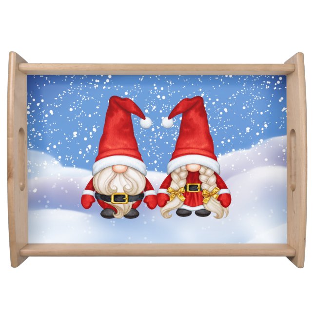 Christmas Gnome Serving Tray (Front)